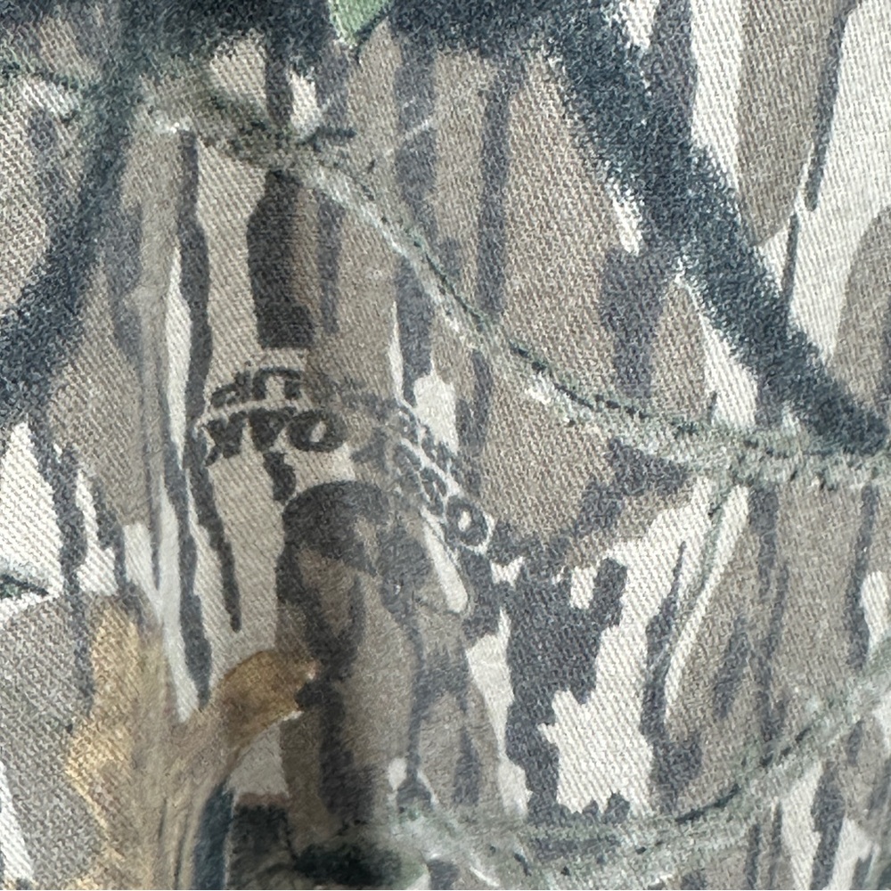 Men’s 3XL Mossy Oak Break Up Camouflage Bomber Jacket Vintage 80’s Camo - Picture 6 of 13
